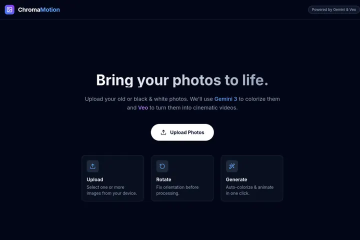 ChromaMotion screenshot