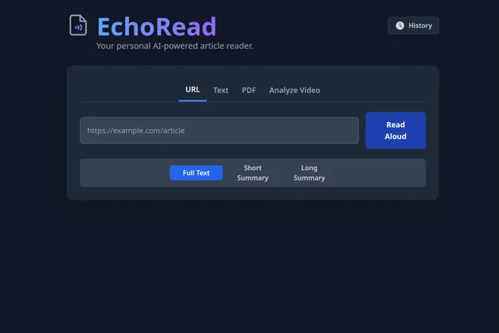 EchoRead screenshot