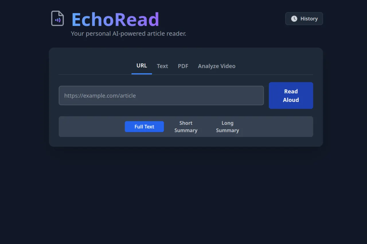 EchoRead screenshot