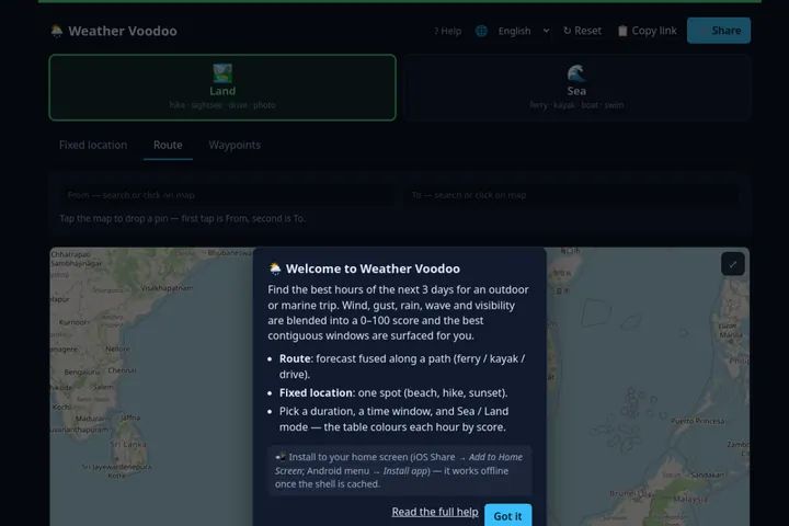 Weather Voodoo screenshot