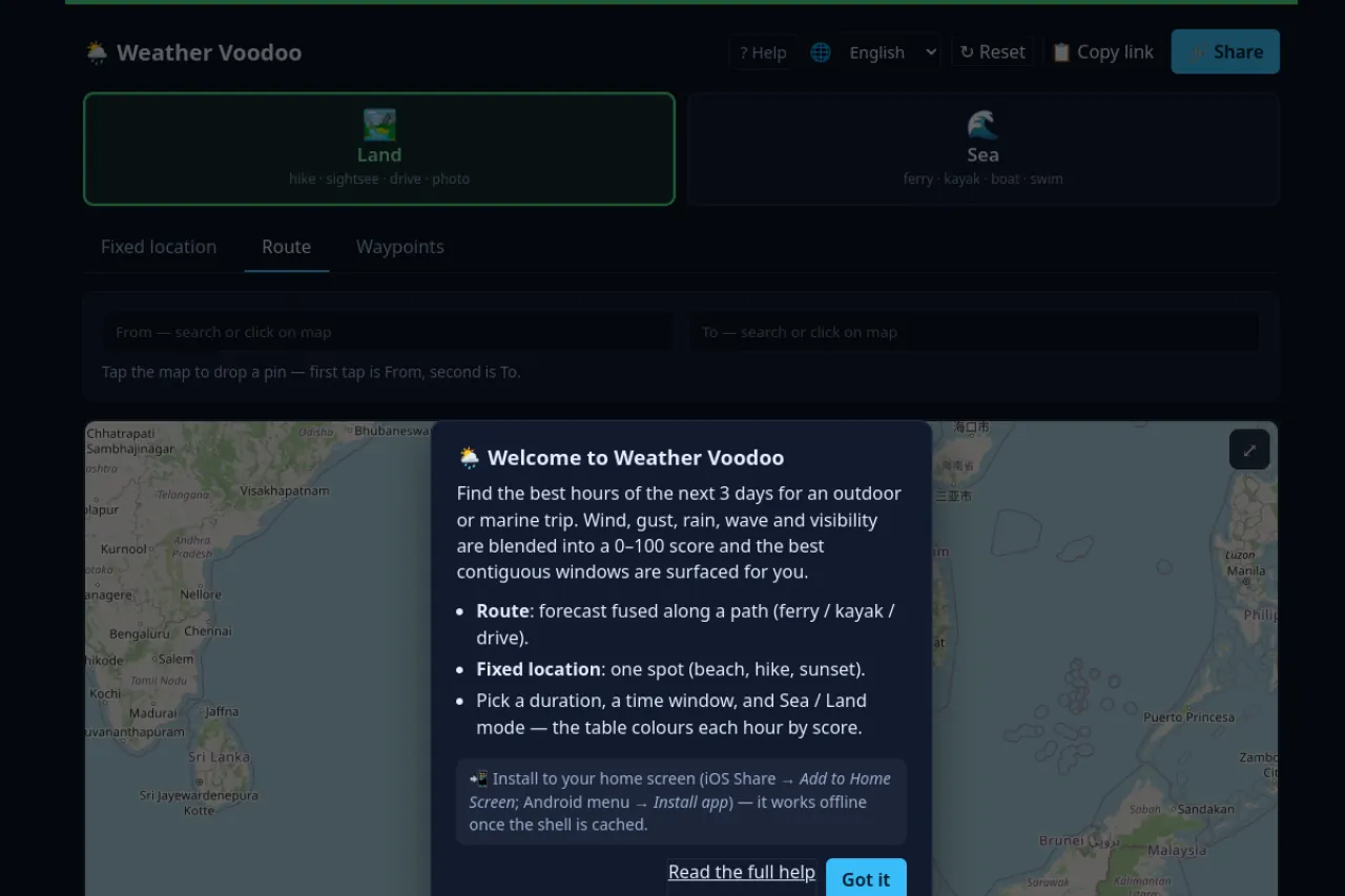 Weather Voodoo screenshot